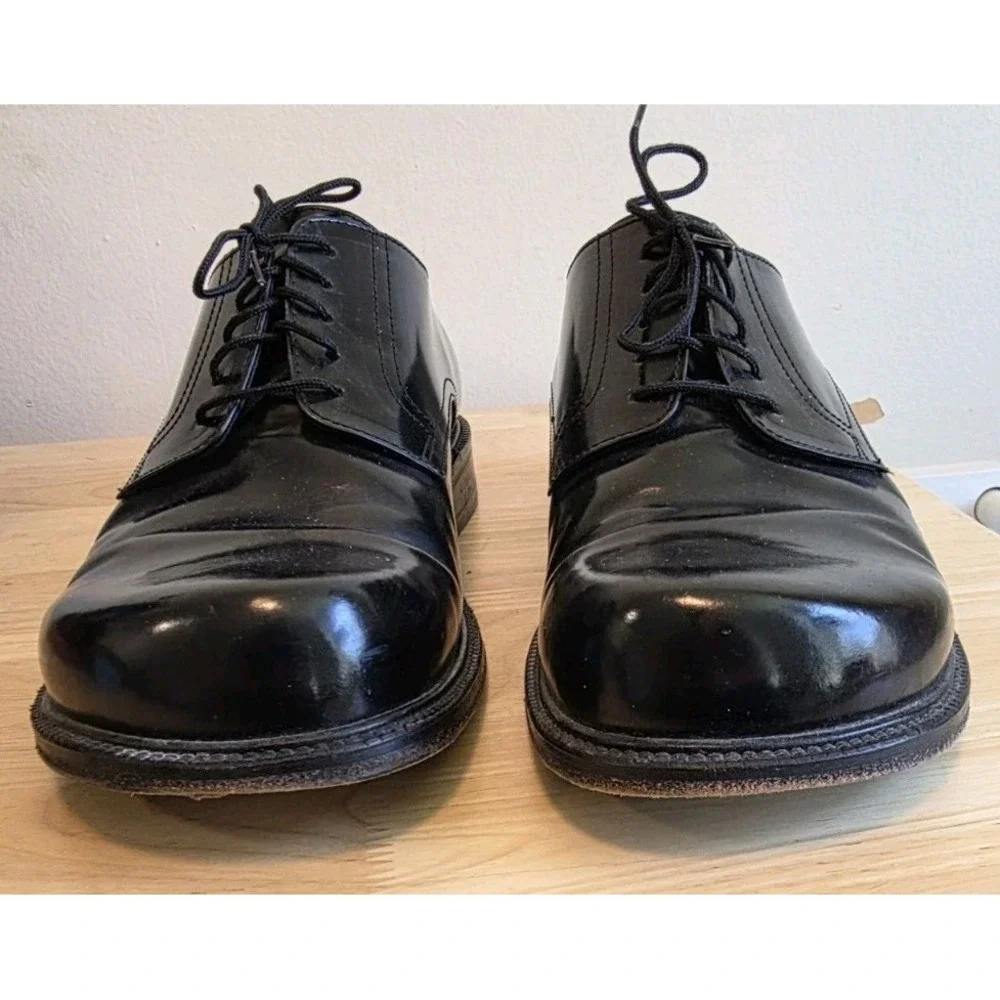 Footprints by Birkenstock Mens 42 US 9-9.5 Black Patent Leather Lace Up Loafer